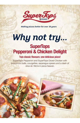Pepperoni & Chicken Pizza poster