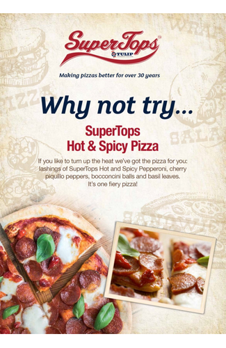 Hot n Spicy Pepperoni Pizza poster