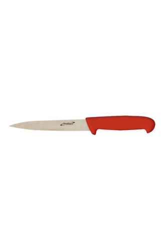 Genware 6" Flexible Filleting Knife Red