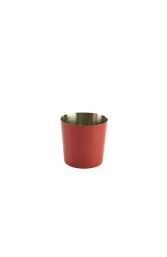S/St. Serving Cup 8.5 x 8.5cm Red