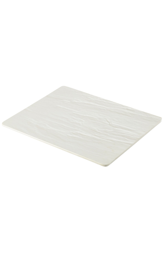 White Slate Melamine Platter GN 1/2 32.5x26.5cm