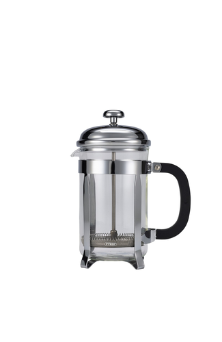 6 Cup Cafetiere Chrome Pyrex 26oz 800ml