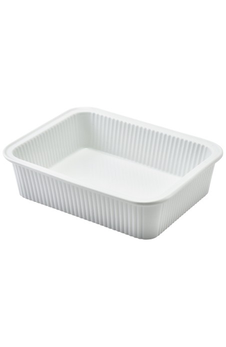 Royal Genware Fluted Rectangular Dish 20.5 x 16.5 x 5cm