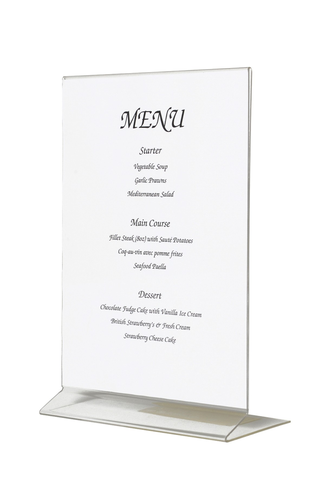 Acrylic Menu Holder A4 Size