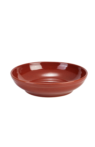 Terra Stoneware Rustic Red Coupe Bowl 23cm