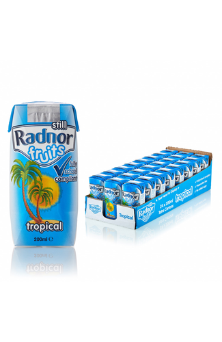 Radnor Fruits Tropical No Added Sugar Kids Drink 200ml Tetra Pak® Product range/brand image