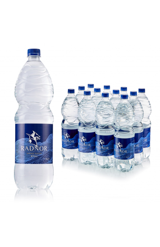 Radnor Hills Still Spring Water 12x1.5L Plain cap Product range/brand shot