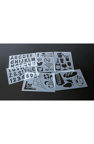 Set Of 6 Stencils