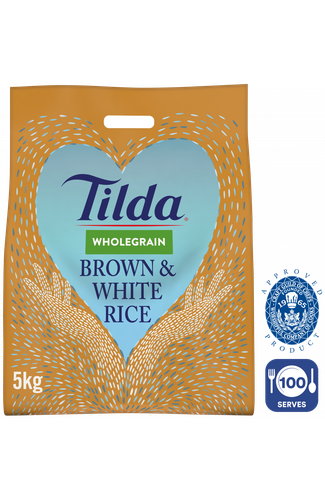 Tilda Brown & White Rice 5kg