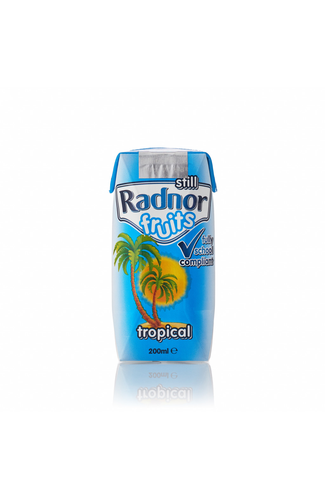Radnor Fruits Tropical No Added Sugar Kids Drink 200ml Tetra Pak® Product front shot image