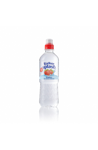Radnor Splash Strawberry still sugar free flavoured water 500ml Product front shot image