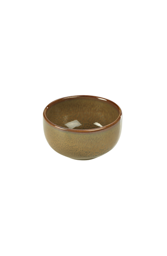 Terra Stoneware Rustic Brown Round Bowl 12.5cm