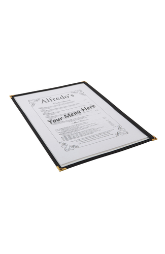 American Style Clear Menu Holder - 1 Page