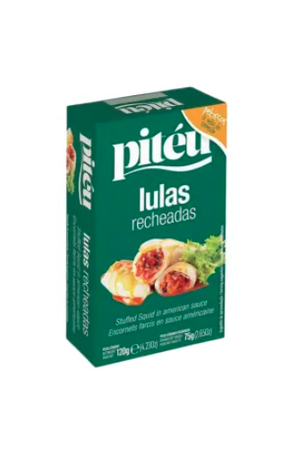 Piteu Lulas Recheadas - 120g Can | Thompsons Food Service