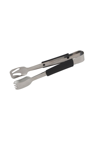 Genware Plastic Handle Buffet Tongs Black