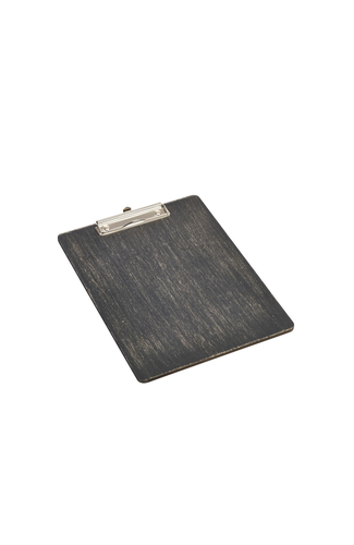 Black Wooden Menu Clipboard A4 24x32x0.6cm