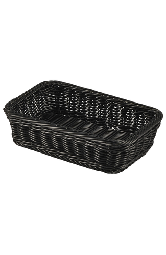 Polywicker Display Basket GN 1/4 Black