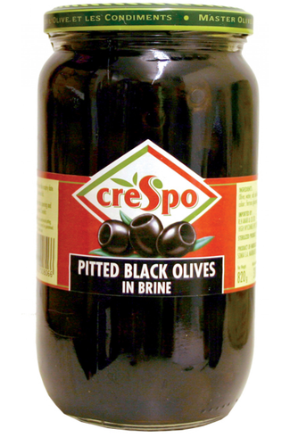 Pitted black olives
