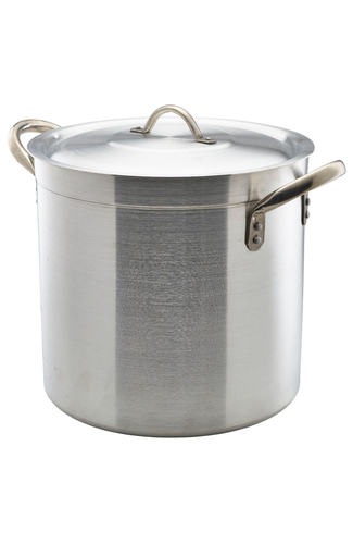 Genware Deep Stockpot & Lid 40cm 50 Litre