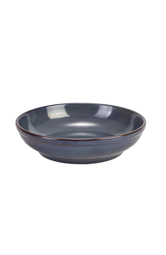 Terra Stoneware Rustic Blue Coupe Bowl 23cm