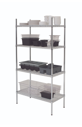 4 Tier Rack 60"X18"X72" (2 Boxes)