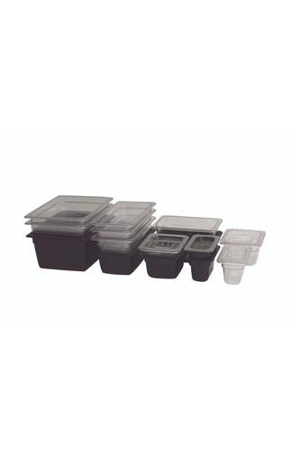 1/3 -Polycarbonate GN Pan 100mm Black