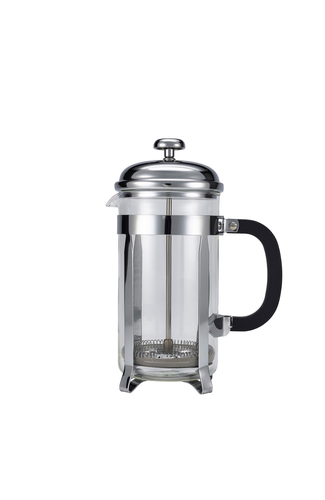 8 Cup Cafetiere Chrome Pyrex 32oz 1000ml