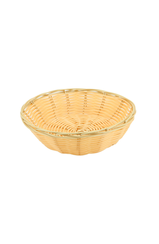 Round Polywicker Basket 7"Dia X 2" Deep