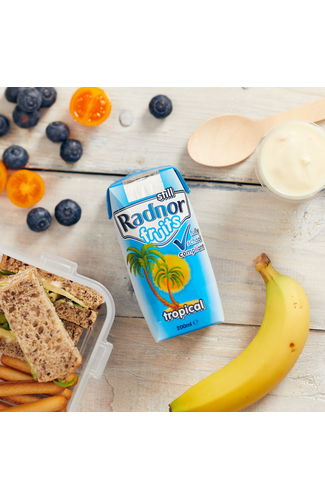 Radnor Fruits Tropical No Added Sugar Kids Drink 200ml Tetra Pak® Product lifestyle image