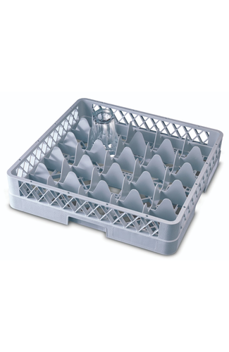 Genware 25 Compartment Glass Rack