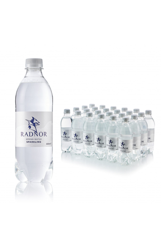 Radnor Hills Sparkling Spring Water 24x500ml Plain cap Product range/brand shot