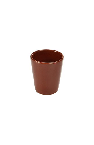 Terra Stoneware Rustic Red Conical Cup 10cm