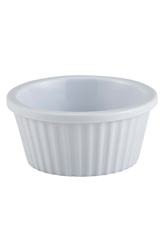 Ramekin Fluted 1oz White 57X25mm