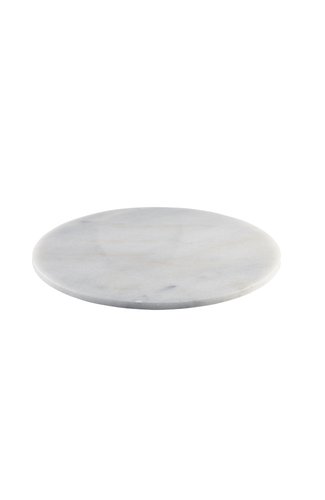 White Marble Platter 33cm Dia