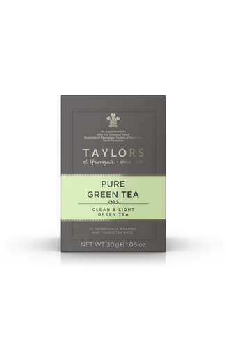 Pure Green Tea Tagged Teabags 6 x 20