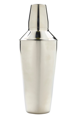 S/St.Cocktail Shaker 25cm Tall 750ml