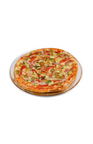 Genware Alum. Flat Wide Rim Pizza Pan 12"