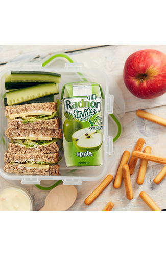 Radnor Fruits apple no added sugar kids drink 60 x 125ml Tetra Pak® Product lifestyle image