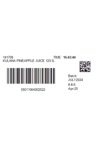 Outer Case Label