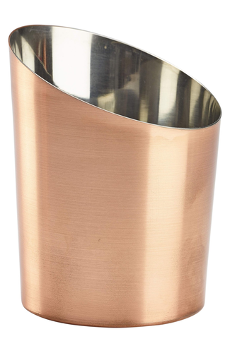 Copper Plated Angled Cone 11.6 x 9.5cm Dia