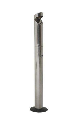 Genware Floor-Mounted St/St Smokers Pole 92cm