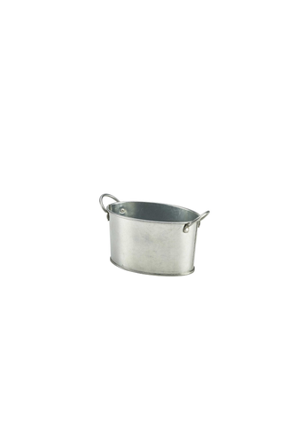 Galvanised Steel Serving Bucket 12.5 x 8.5 x 6.5cm