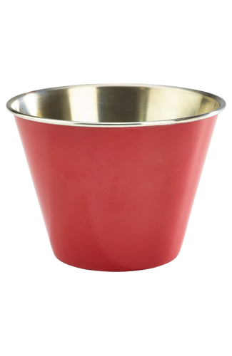 12oz Stainless Steel Ramekin Red