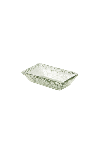 Glass Rectangular Bowl 21x13x5cm