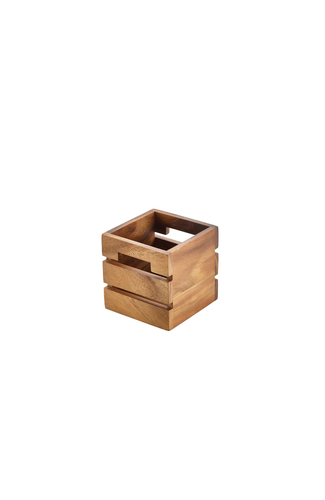 Acacia Wood Box/Riser 12x12x12cm