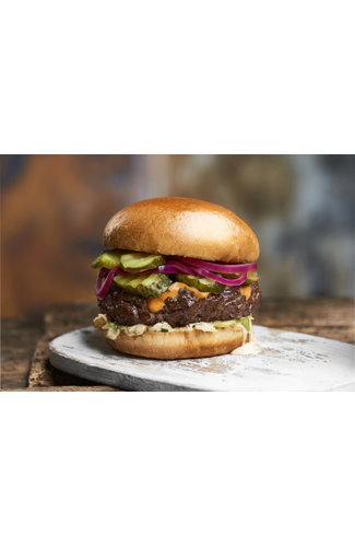 St Pierre Brioche Burger Buns Serving Idea
