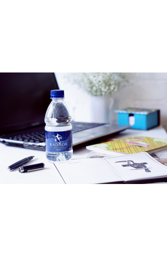 Radnor Hills Still Spring Water 24x330ml Plain cap Product lifestyle image