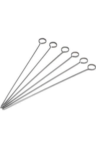 S/St. Skewers 8" (Pack Of 6)