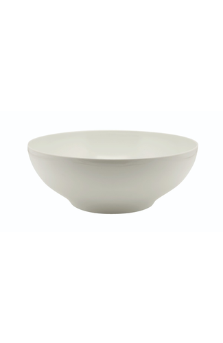 White Melamine Round Buffet Bowl 25.7cm