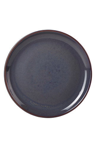 Terra Stoneware Rustic Blue Coupe Plate 27.5cm